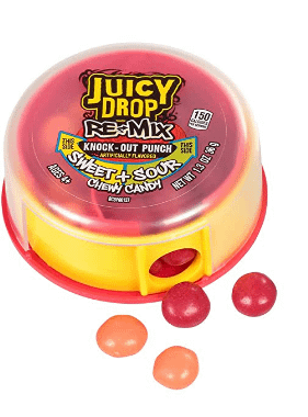 Конфеты juicy drop remix mix Нокаутирующий пунш 36гр