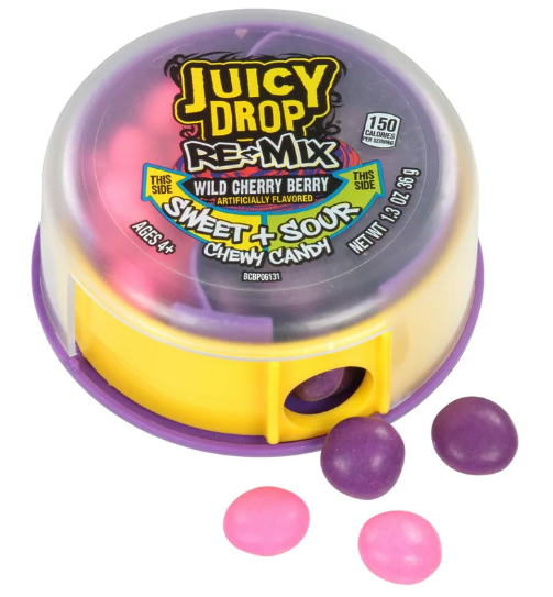 Конфеты juicy drop remix mix Дикая вишня 36гр