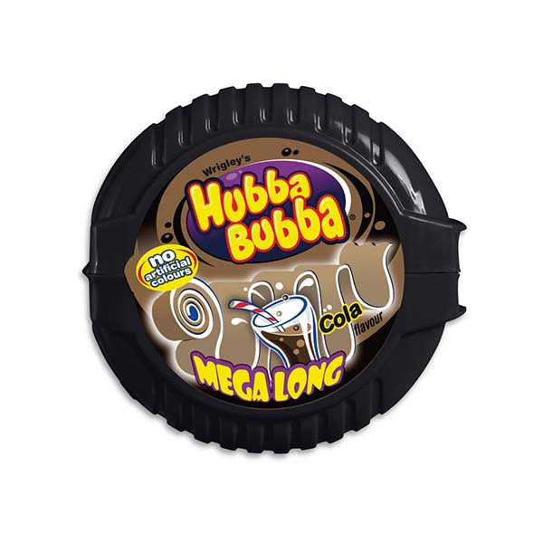 Жевачка Hubba Bubba Mega Long Cola со вкусом колы 56 г.
