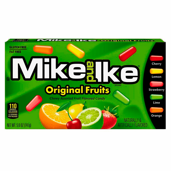 Конфеты Mike and Ike Original Fruits со вкусом фруктов, 141 г