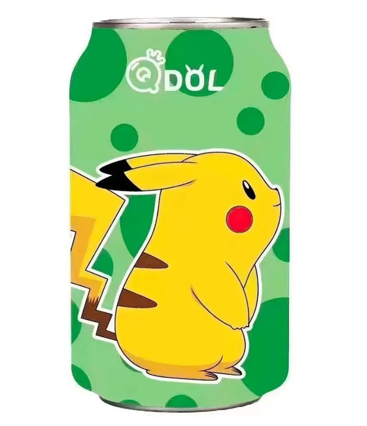 Газированный напиток Qdol Pokemon Lime Лайм 330мл
