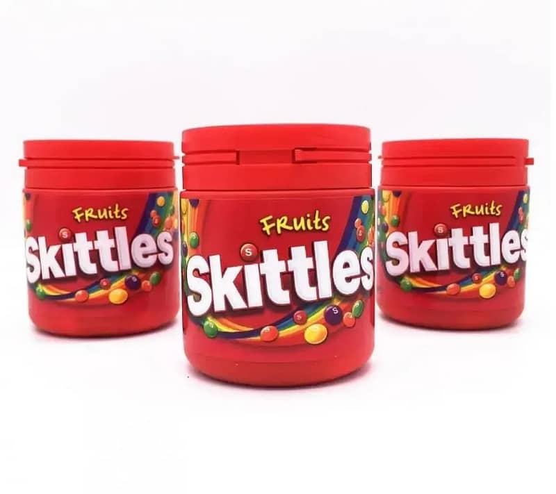 Набор конфет жевательных Skittles Fruits Драже Конфеты Скитлс, 125г х 3шт