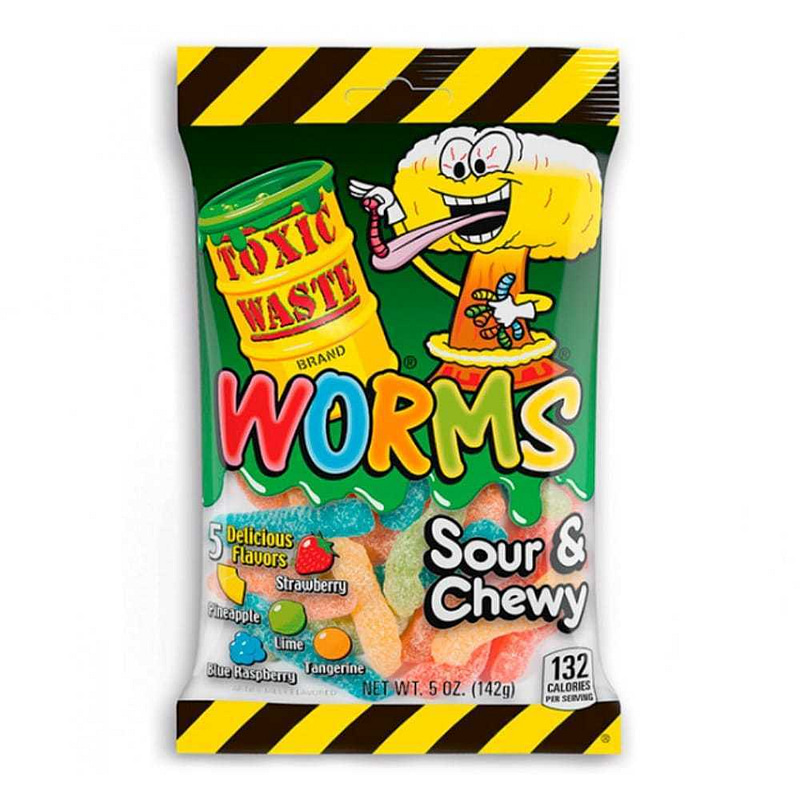 Toxic Waste мармелад Worms 142гр