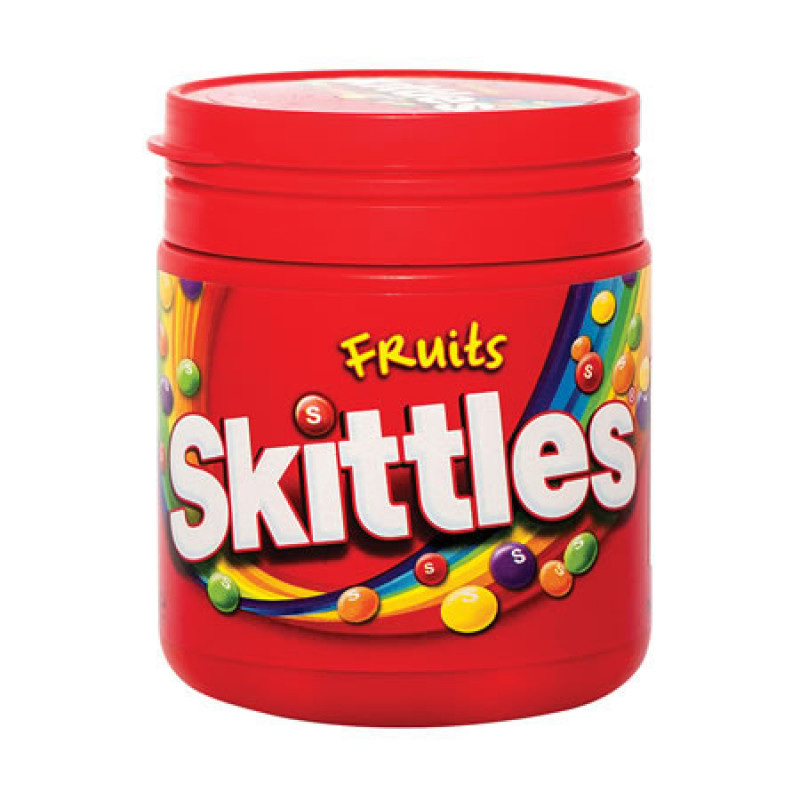 Конфеты жевательные Skittles Fruits Драже Скитлс, 125г